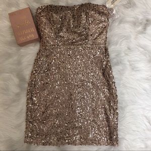 🎩Sparkling Champagne Beige Gold Silver Sequins🎩